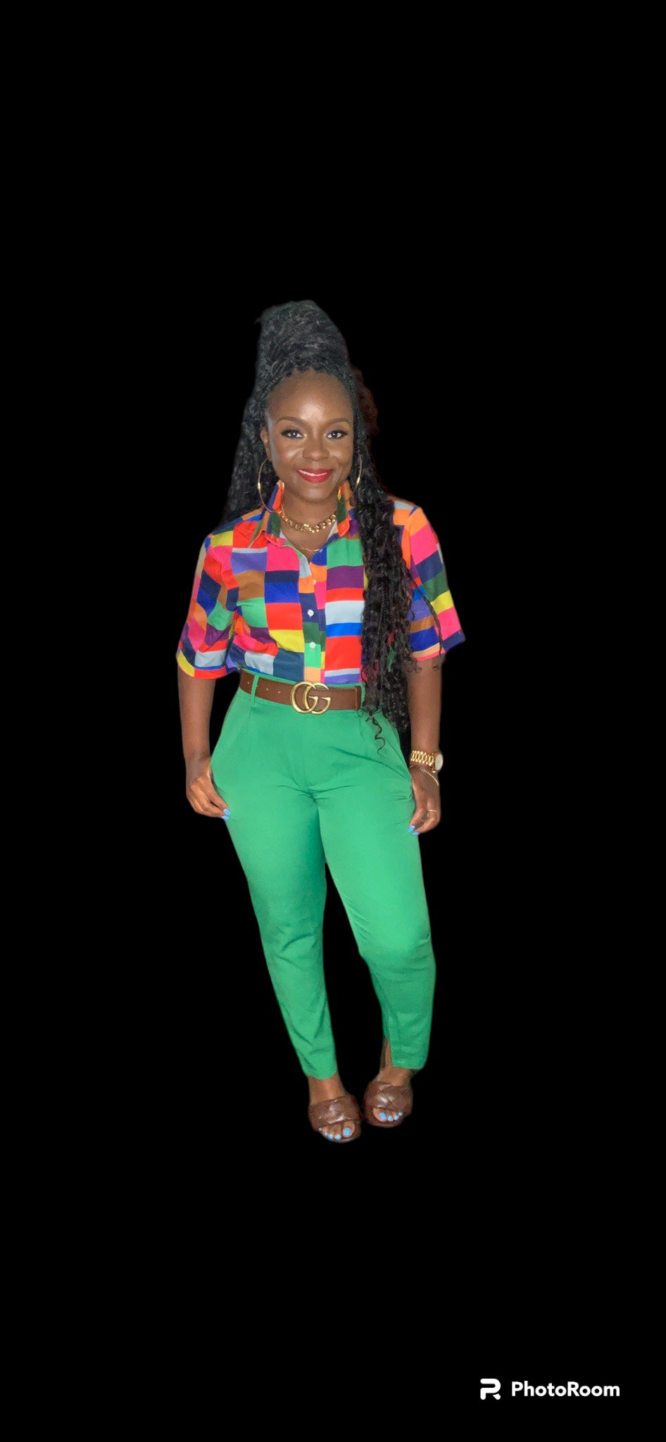 Jema Color blocking Blouse
